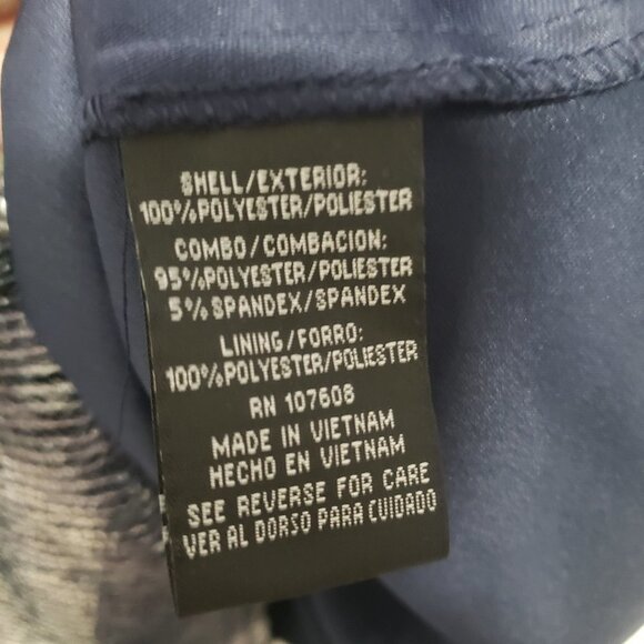 Leslie Fay Navy Sequin Maxi Evening Gown Size 10 - Picture 14 of 15